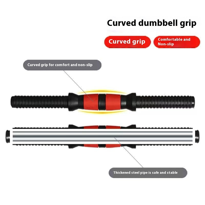 Environmental Protection Dumbbell Rod Rubber-coated Universal Nut Accessories Connector