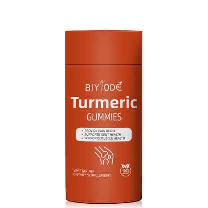 High-Quality New Design Organic Turmeric Gummies Wholesale Health Supplements