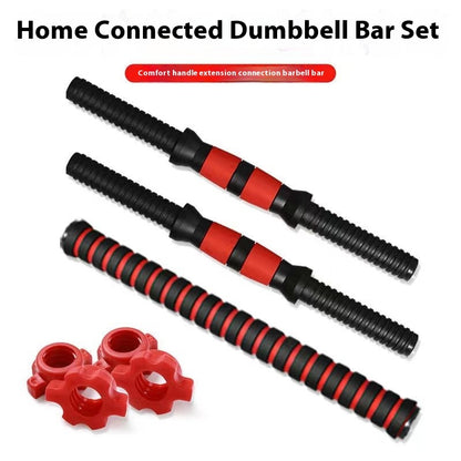 Environmental Protection Dumbbell Rod Rubber-coated Universal Nut Accessories Connector