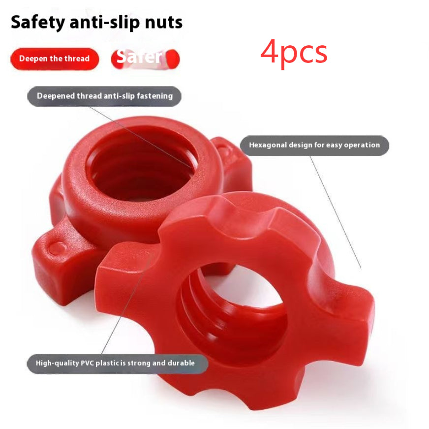 Environmental Protection Dumbbell Rod Rubber-coated Universal Nut Accessories Connector