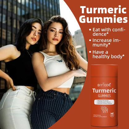 High-Quality New Design Organic Turmeric Gummies Wholesale Health Supplements