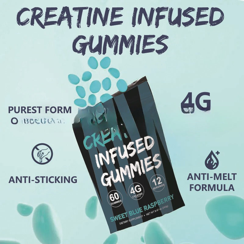 Creatine Monohydrate Nutritional Supplement Fitness Gummy