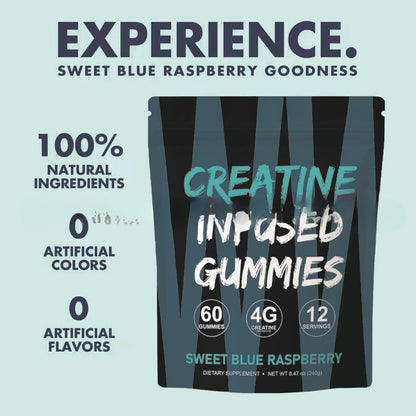 Creatine Monohydrate Nutritional Supplement Fitness Gummy